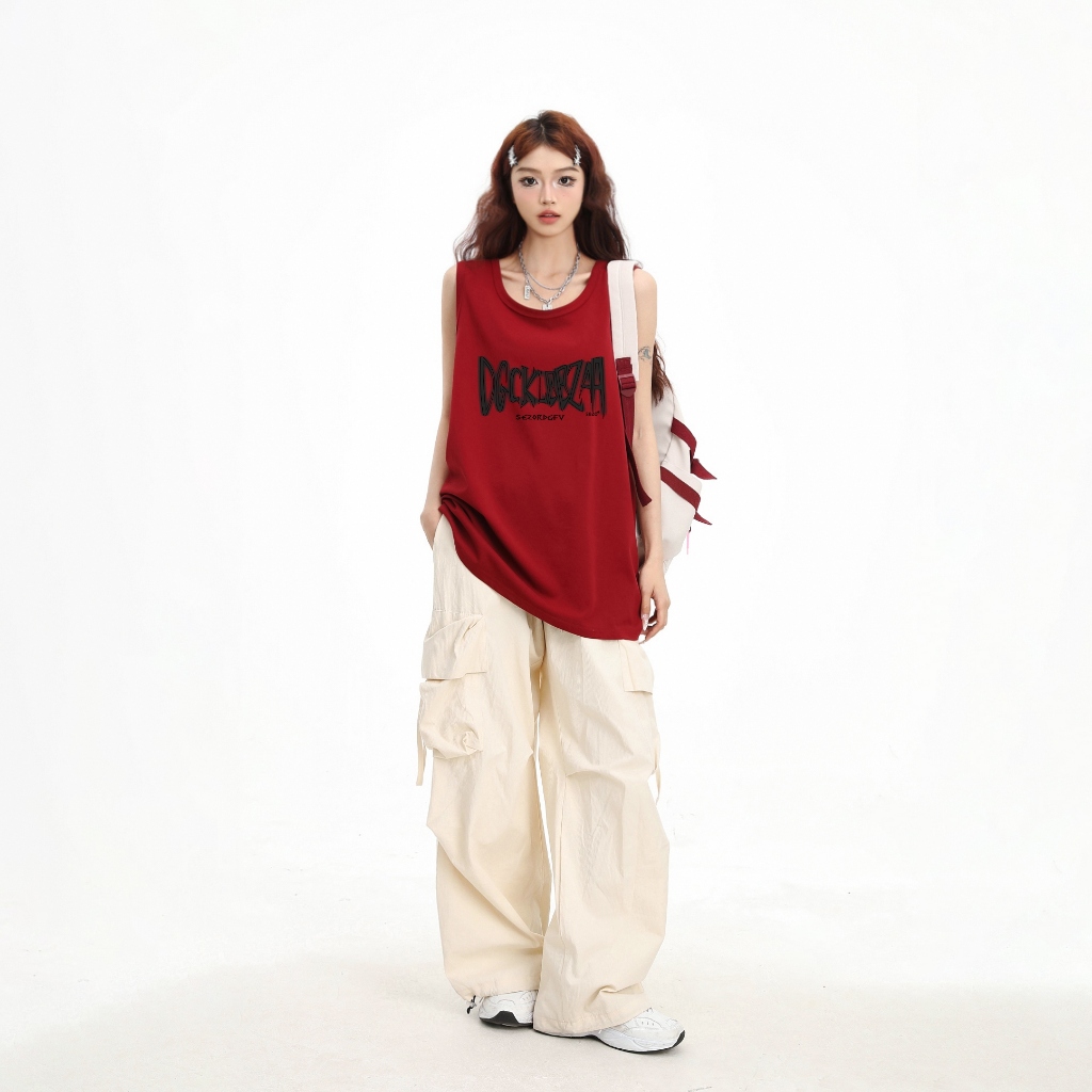 Áo Tank Top Nam Nữ RedLabel In Họa Tiết DGC Áo Ba Lỗ Sát Nách Nam Nữ Cotton Cá Tính TT62