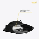 Balo chống nước du lịch thương hiệu NATOLI chất vải canvas nhiều ngăn cao cấp BST FOLD BACKPACK B10 — ảnh 5