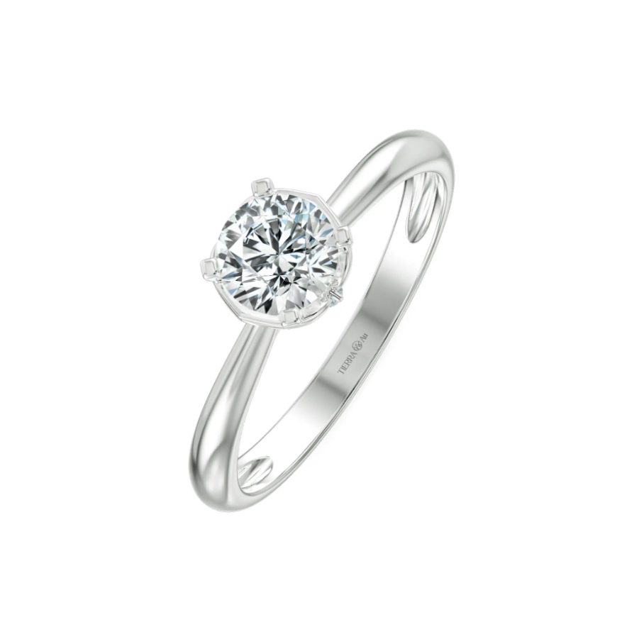 [CHAT TRƯỚC KHI ĐẶT] Nhẫn Cầu Hôn Tierra Pansy NCH1906 Vàng 14K 18K, Thiết Kế Từ Những Cánh Hoa Pansy Nhẹ Nhàng