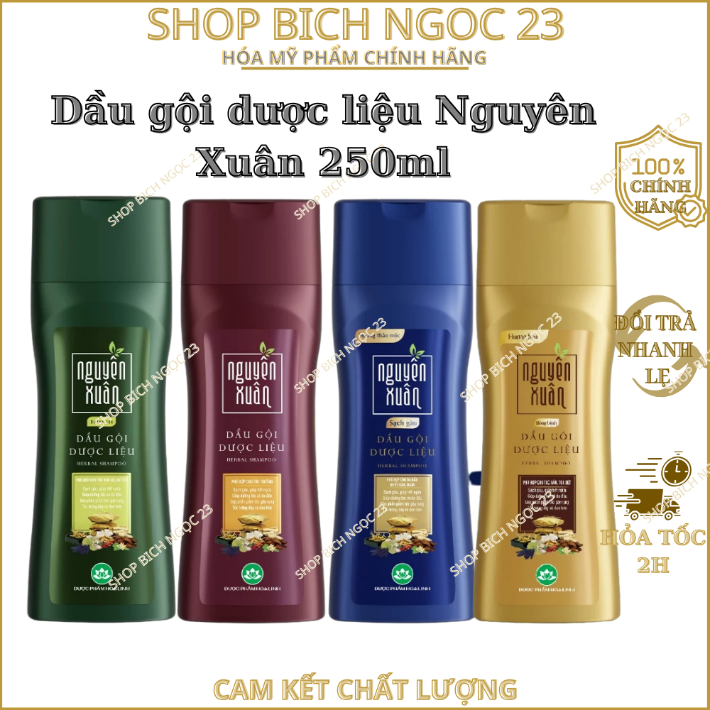 Dầu gội dược liệu Nguyên Xuân Bồng Bềnh Dành cho tóc dầu bết 250ml