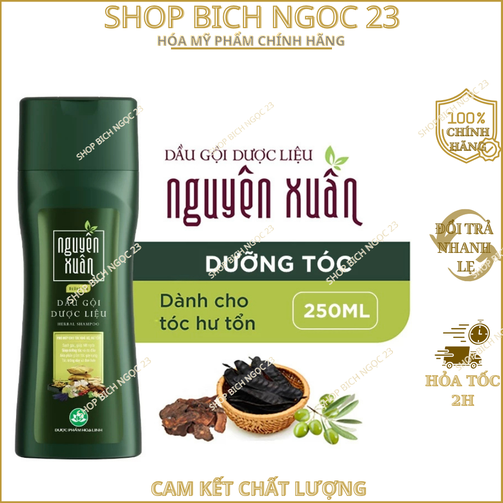 Dầu gội dược liệu Nguyên Xuân Bồng Bềnh Dành cho tóc dầu bết 250ml