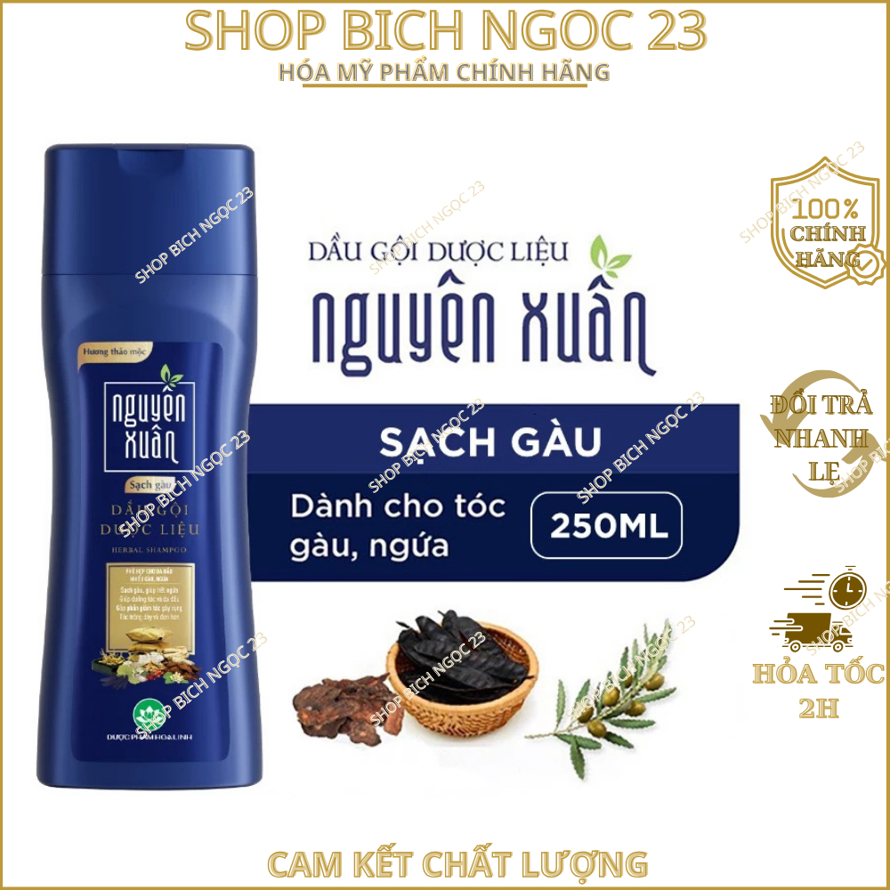 Dầu gội dược liệu Nguyên Xuân Bồng Bềnh Dành cho tóc dầu bết 250ml