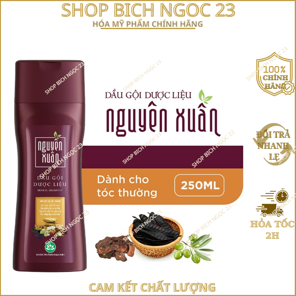 Dầu gội dược liệu Nguyên Xuân Bồng Bềnh Dành cho tóc dầu bết 250ml