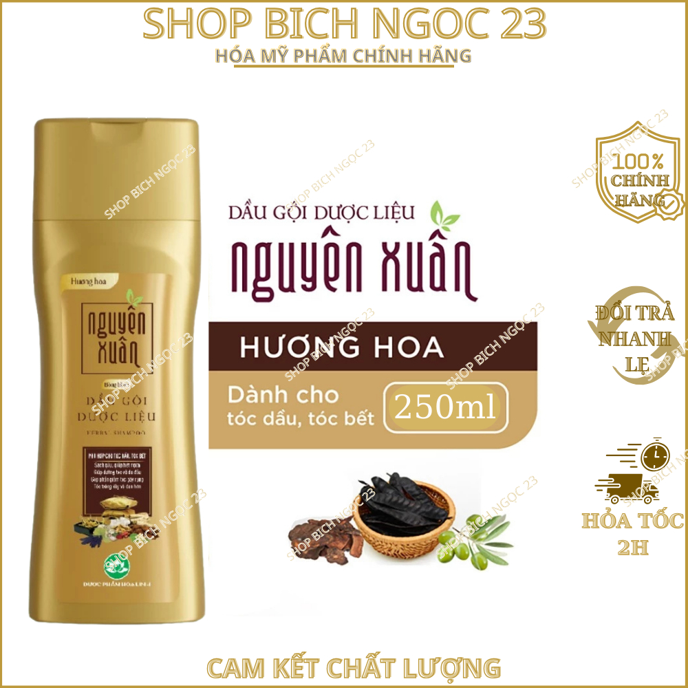 Dầu gội dược liệu Nguyên Xuân Bồng Bềnh Dành cho tóc dầu bết 250ml