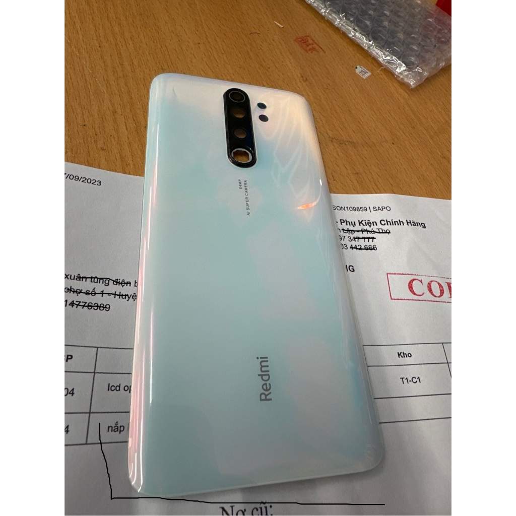 vỏ nắp lưng xiaomi note 8 pro