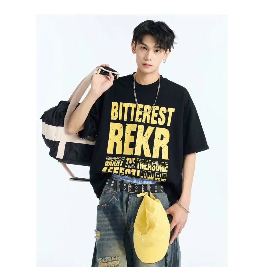 Áo thun Stee Cổ tròn BITTEREST Localbrand ICVCVNI Unisex Menwear Cotton