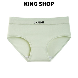 Combo 3 Quần Lót Nữ Cotton Cạp Vừa In Chữ, Quần Chip Co Giãn 4 Chiều Đáy 2 Lớp King Shop L-2430