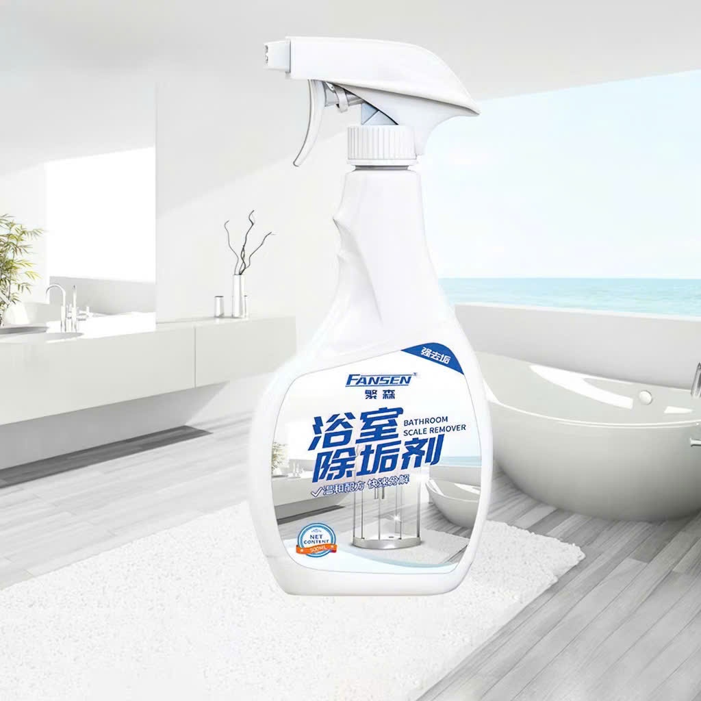 Bình Xịt Dung Dịch Vệ Sinh Bồn Rửa-Chai Tẩy Rửa Nhà Tắm Fansen 500ml - NƯỚC TẨY RỬA CẶN CANXI INOX HIỆU QUẢ
