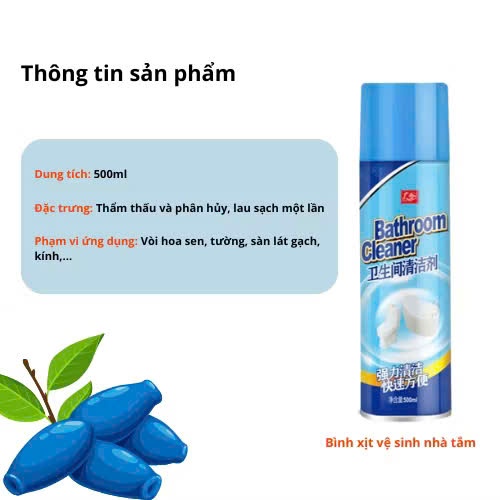 Bình Xịt Dung Dịch Vệ Sinh Bồn Rửa-Chai Tẩy Rửa Nhà Tắm Fansen 500ml - NƯỚC TẨY RỬA CẶN CANXI INOX HIỆU QUẢ