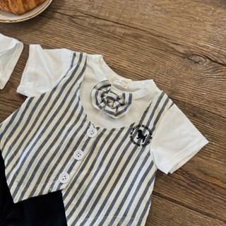 Body Vest công tử bé trai 4-12kg. Bộ Bodysuit Gilei Oki cho bé trai đầy tháng, thôi nôi. Dino kidso