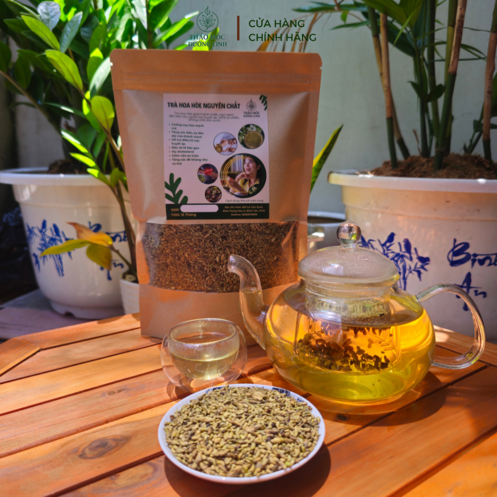 Thượng Hạng 500 Gram Trà Hoa Hòe Nguyên Chất, Thơm Dịu, Thanh Mát, Dễ Uống, Rang Phơi Khô Tự Nhiên