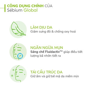 [HÀNG CÔNG TY] Kem dưỡng ẩm giảm khô căng, bong tróc cho da mụn Bioderma Sebium Hydra (40ml)