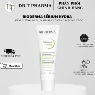 [HÀNG CÔNG TY] Kem dưỡng ẩm giảm khô căng, bong tróc cho da mụn Bioderma Sebium Hydra (40ml)