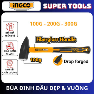 ĐỒ NGHỀ INGCO Búa đinh đầu dẹp & vuông 100g HMH880100 / 200g HMH880200 / 300g HMH880300