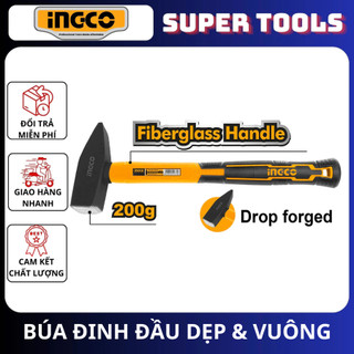 ĐỒ NGHỀ INGCO Búa đinh đầu dẹp & vuông 100g HMH880100 / 200g HMH880200 / 300g HMH880300