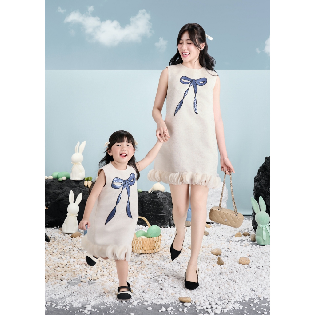 Ảnh RẬP BABY - Váy Baby Đính Nơ Kim Sa - BABI 12 4