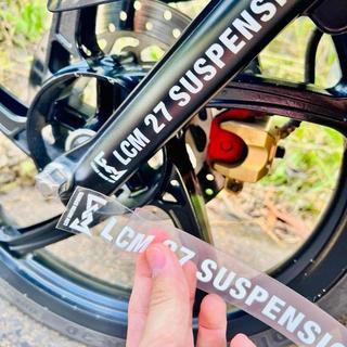 Tem Sticker DTF Dán Phuộc Trước LCM 27 Suspension |SGDC - 1 Cặp|