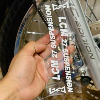 Tem Sticker DTF Dán Phuộc Trước LCM 27 Suspension |SGDC - 1 Cặp|