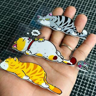 Tem Sticker DTF Bộ 3 Mèo Con Ngủ Gục |SGDC - 1 Cái/Bộ|