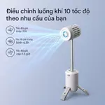 Quạt ngoài trời đa năng 4 in 1 JISULIFE Ultra1 54W dung lượng pin 13500mAh | Tích hợp đèn pin và trạm sạc | Chính hãng — ảnh 2