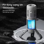 Quạt ngoài trời đa năng 4 in 1 JISULIFE Ultra1 54W dung lượng pin 13500mAh | Tích hợp đèn pin và trạm sạc | Chính hãng — ảnh 5