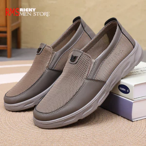 Giày lười vải nam thoáng khí siêu nhẹ *MẪU MỚI* - Vải lưới chịu nước ,bền chắc MS8A3