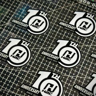 Tem Sticker DTF H2C 10th Anniversary Bản Limited Editon |SGDC - 1 Cái|