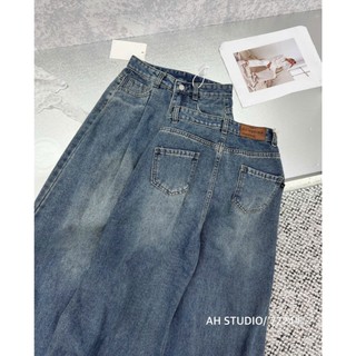 Quần Jean Ống Suông Dài 95cm Tôn Dáng 247store Dành Cho Nàng Nấm Lùn Quanjean8057