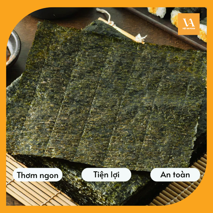 Lá Rong Biển Cuộn Cơm Sushi Kimbap Hàn Quốc, Gói 50 Lá Kim, Rong Biển ...