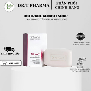 [HÀNG CÔNG TY] Xà phòng tắm làm sạch sâu giảm mụn ngực, lưng Biotrade Acnaut Soap