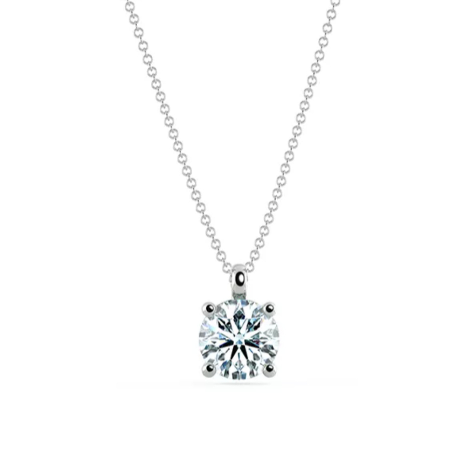 [CHAT TRƯỚC KHI ĐẶT] Mặt Dây Chuyền Tierra Classic Solitaire BMD1101 Vàng 10K/ 14K Đá CZ 4.0mm Lấp Lánh
