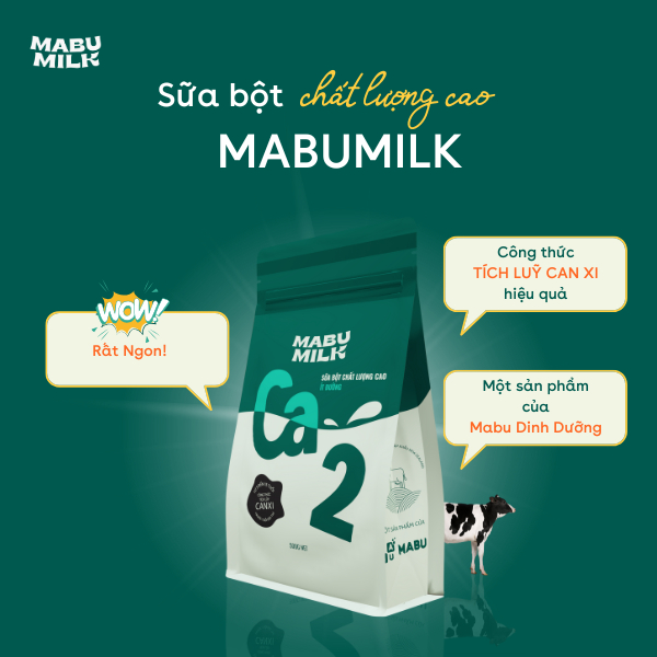 Ảnh SỮA BỘT CHẤT LƯỢNG CAO Mabumilk ít đường - TÍCH LUỸ CANXI trước tuổi dậy thì tăng chiều cao cho trẻ từ 3 - 15 tuổi 2