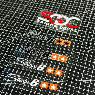 Tem Sticker DTF Stage 6 Japan Box |SGDC - 1 Cái|