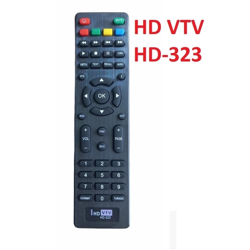 Điều khiển đầu thu Hùng Việt, Remote từ xa cho đầu thu kỹ thuật số HD ...