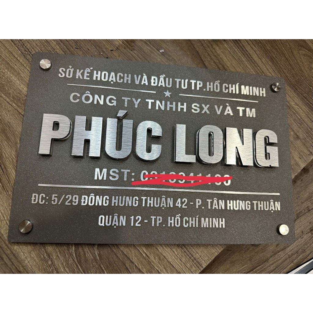 BẢNG, BIỂN CÔNG TY CAO CẤP LÀM THEO YÊU CẦU