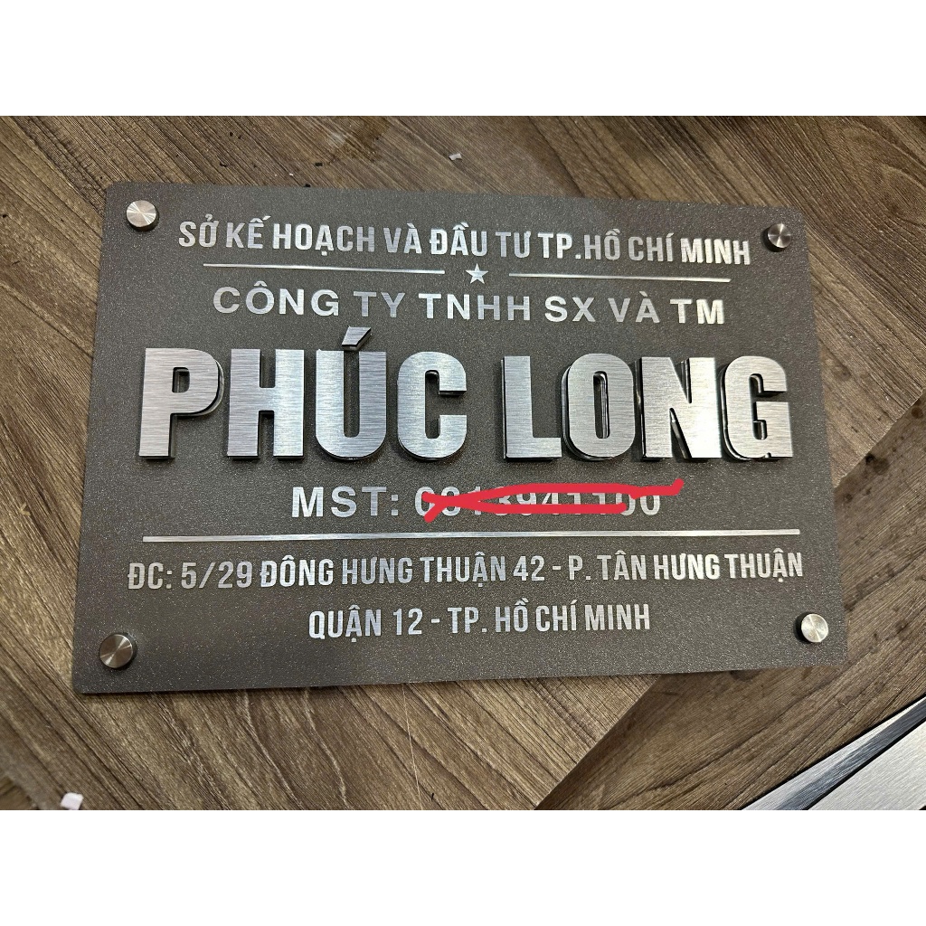 BẢNG, BIỂN CÔNG TY CAO CẤP LÀM THEO YÊU CẦU