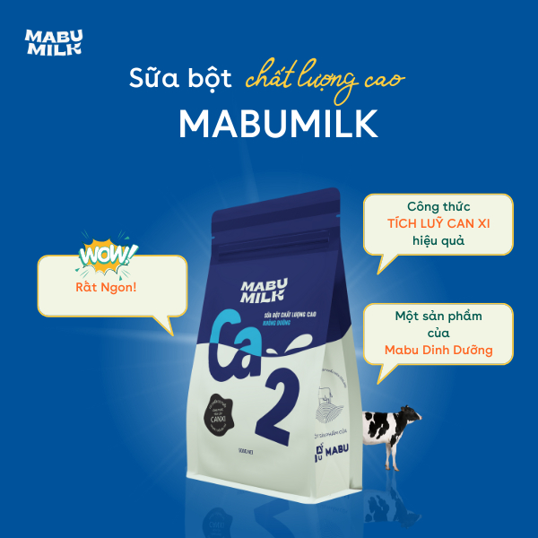 Ảnh SỮA BỘT CHẤT LƯỢNG CAO Mabumilk không đường dành cho trẻ từ 3-15 tuổi - TÍCH LUỸ CANXI PHÁT TRIỂN CHIỀU CAO 2