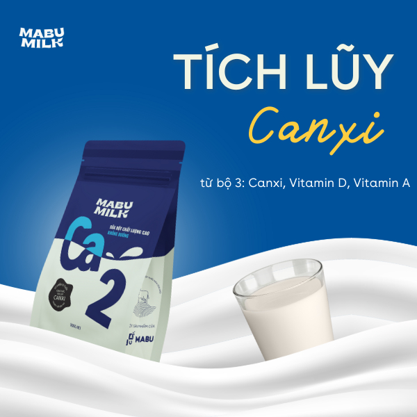 Ảnh SỮA BỘT CHẤT LƯỢNG CAO Mabumilk không đường dành cho trẻ từ 3-15 tuổi - TÍCH LUỸ CANXI PHÁT TRIỂN CHIỀU CAO 3