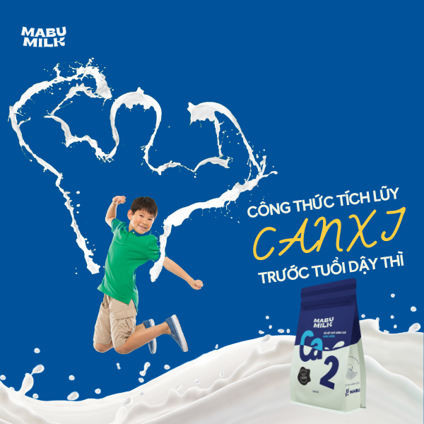 Ảnh SỮA BỘT CHẤT LƯỢNG CAO Mabumilk không đường dành cho trẻ từ 3-15 tuổi - TÍCH LUỸ CANXI PHÁT TRIỂN CHIỀU CAO 4