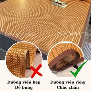 Chiếu điều hòa sợi mây M2T Bedding Cao cấp - chiếu trải giường kích thước 1m2, 1m5, 1m6, 1m8, 2m2