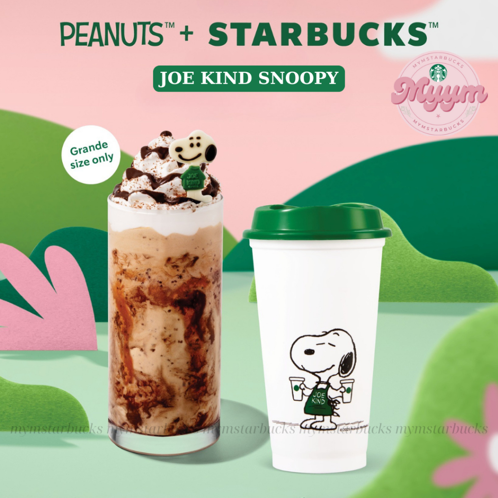 [𝗔𝘂𝘁𝗵𝗲𝗻𝘁𝗶𝗰] LY COLD CUP 16OZ (473ML) STARBUCKS + PEANUTS SNOOPY REUSABLE CUP | BigBuy360 - bigbuy360.vn