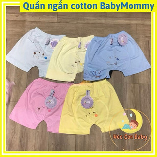 [Chất đẹp] Quần ngắn màu in mông BabyMommy Cho Bé