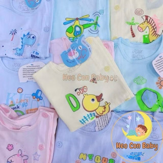 [CHẤT ĐẸP] Áo sơ sinh tay dài Jou cho bé (JOU MÀU) / Áo thun cotton mát cho bé (sơ sinh - 9kg)