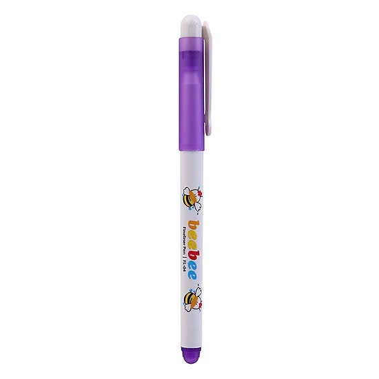 Hộp 10 cây Bút lông kim - Bút mực Tím Beebee Thiên Long FL-04