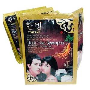Combo 100 Gói Dầu Gội Nhuộm Đen Tóc Black Hair Shampoo Hàn Quốc