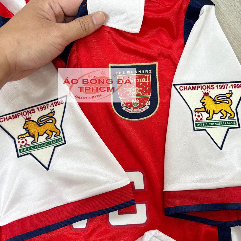 Retro.ARSENAL 98/99 -Áo Bóng Đá RETRO CLASSlC Thái cao cấp -RETRO ...