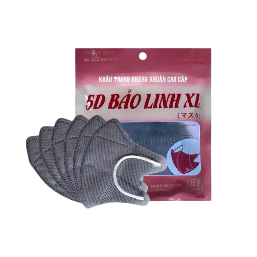 (TRỢ GIÁ) SỈ THÙNG 1000 CHIẾC KHẨU TRANG 5D NGƯỜI LỚN BẢO LINH XL CHÍNH HÃNG CAO CẤP THOÁNG KHÍ CHỐNG TIA UV