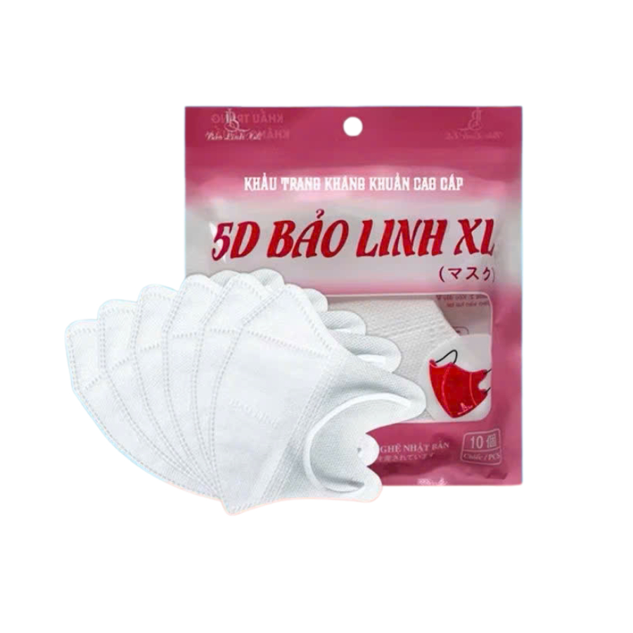 (TRỢ GIÁ) SỈ THÙNG 1000 CHIẾC KHẨU TRANG 5D NGƯỜI LỚN BẢO LINH XL CHÍNH HÃNG CAO CẤP THOÁNG KHÍ CHỐNG TIA UV