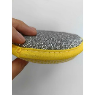 Miếng Rửa Chén Bát 3 Lớp Bọt Biển - Miếng Cọ Xoong Nồi Giẻ Rửa Bát Đĩa Đa Năng Siêu Tạo Bọt