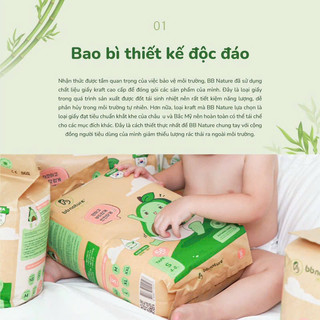 Bỉm BB NATURE Hàn Quốc chính hãng đủ size cho bé từ 6-25kg